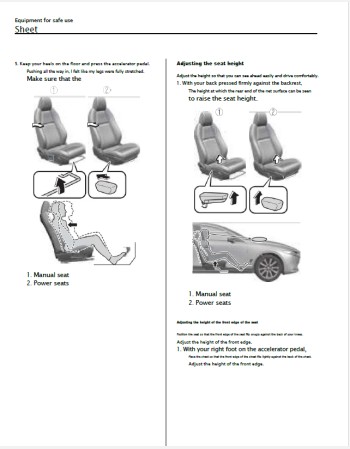 mazda 3 fastback 2020-2021 owners manual in english